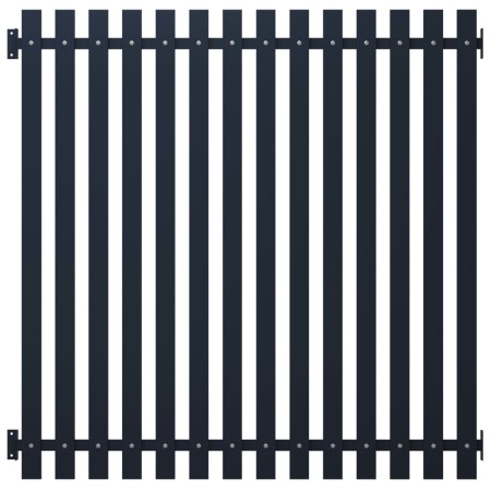 Anthracite powder coated steel fence panel 170.5x170 cm by vidaXL, fence panels - Ref: Foro24-146479, Price: 226,51 €, Discou...