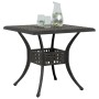 Bronze cast aluminum garden table 80x80x75 cm by vidaXL, Garden tables - Ref: Foro24-4002811, Price: 171,65 €, Discount: %