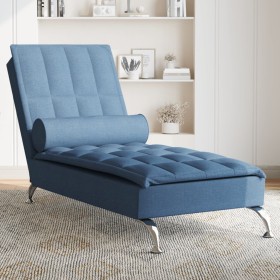 Massage Divan Sofa with Blue Fabric Cushion by vidaXL, Daybeds - Ref: Foro24-379449, Price: 141,99 €, Discount: %