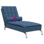 Massage-Diwansofa mit blauem Stoffkissen von vidaXL, Tagesbetten - Ref: Foro24-379449, Preis: 141,72 €, Rabatt: %