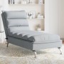 Massage-Diwansofa mit hellgrauen Stoffkissen von vidaXL, Tagesbetten - Ref: Foro24-379475, Preis: 168,93 €, Rabatt: %