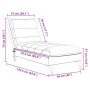 Massage-Diwansofa mit hellgrauen Stoffkissen von vidaXL, Tagesbetten - Ref: Foro24-379475, Preis: 168,93 €, Rabatt: %