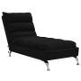 Massage divan sofa with black fabric cushions by vidaXL, Daybeds - Ref: Foro24-379477, Price: 168,93 €, Discount: %