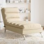 Massage divan sofa with cream fabric cushions by vidaXL, Daybeds - Ref: Foro24-379480, Price: 159,33 €, Discount: %