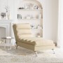 Massage divan sofa with cream fabric cushions by vidaXL, Daybeds - Ref: Foro24-379480, Price: 159,33 €, Discount: %