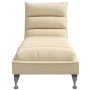 Massage divan sofa with cream fabric cushions by vidaXL, Daybeds - Ref: Foro24-379480, Price: 159,33 €, Discount: %