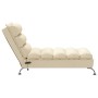 Massage divan sofa with cream fabric cushions by vidaXL, Daybeds - Ref: Foro24-379480, Price: 159,33 €, Discount: %