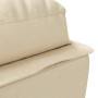 Massage divan sofa with cream fabric cushions by vidaXL, Daybeds - Ref: Foro24-379480, Price: 159,33 €, Discount: %