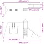 Spielplatz im Freien aus imprägniertem Kiefernholz von vidaXL, Schaukeln und Spielgeräte - Ref: Foro24-3279168, Preis: 391,99...