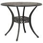 Bronze cast aluminum garden table Ø90x75 cm by vidaXL, Garden tables - Ref: Foro24-4002807, Price: 174,99 €, Discount: %