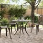 Bronze cast aluminum garden table Ø90x75 cm by vidaXL, Garden tables - Ref: Foro24-4002807, Price: 174,02 €, Discount: %