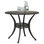 Bronze cast aluminum garden table Ø90x75 cm by vidaXL, Garden tables - Ref: Foro24-4002807, Price: 174,99 €, Discount: %