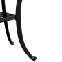 Black cast aluminum garden table Ø48x53 cm by vidaXL, Garden tables - Ref: Foro24-4002824, Price: 59,99 €, Discount: %