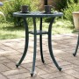 Mesa de jardín aluminio fundido verde Ø48x53 cm de vidaXL, Mesas de jardín - Ref: Foro24-4002826, Precio: 59,75 €, Descuento: %