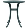 Green cast aluminum garden table Ø48x53 cm by vidaXL, Garden tables - Ref: Foro24-4002826, Price: 59,75 €, Discount: %