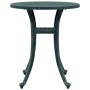 Mesa de jardín aluminio fundido verde Ø48x53 cm de vidaXL, Mesas de jardín - Ref: Foro24-4002826, Precio: 59,75 €, Descuento: %