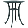 Mesa de jardín aluminio fundido verde Ø48x53 cm de vidaXL, Mesas de jardín - Ref: Foro24-4002826, Precio: 59,77 €, Descuento: %