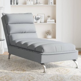 Divan sofa with light gray fabric cushions by vidaXL, Daybeds - Ref: Foro24-379468, Price: 151,75 €, Discount: %