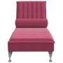 Massage Divan Sofa with Red Velvet Cushion by vidaXL, Daybeds - Ref: Foro24-379463, Price: 138,11 €, Discount: %