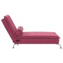 Massage Divan Sofa with Red Velvet Cushion by vidaXL, Daybeds - Ref: Foro24-379463, Price: 138,11 €, Discount: %