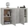 Aparador de madera de ingeniería gris hormigón 120x36x69 cm de vidaXL, Aparadores - Ref: Foro24-801845, Precio: 118,07 €, Des...