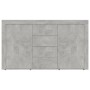 Aparador de madera de ingeniería gris hormigón 120x36x69 cm de vidaXL, Aparadores - Ref: Foro24-801845, Precio: 118,07 €, Des...