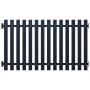 Anthracite powder coated steel fence panel 170.5x125 cm by vidaXL, fence panels - Ref: Foro24-146477, Price: 175,16 €, Discou...