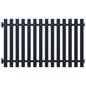 Anthracite powder coated steel fence panel 170.5x125 cm by vidaXL, fence panels - Ref: Foro24-146477, Price: 175,16 €, Discou...