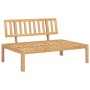 Gartenpaletten-Sofagarnitur und Kissen 3-teilig aus Akazienholz von vidaXL, Outdoor-Sofas - Ref: Foro24-3209322, Preis: 422,9...