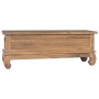 Solid teak wood TV stand 110x35x40 cm by vidaXL, TV Furniture - Ref: Foro24-289060, Price: 156,08 €, Discount: %