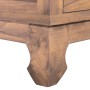 Solid teak wood TV stand 110x35x40 cm by vidaXL, TV Furniture - Ref: Foro24-289060, Price: 156,08 €, Discount: %