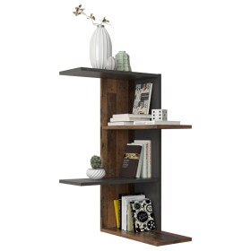 FMD Old style dark Matera wall corner shelf by FMD, Shelves and shelves - Ref: Foro24-429431, Price: 109,98 €, Discount: %