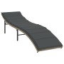 Sun loungers with cushions 2 units light gray synthetic rattan by vidaXL, Loungers - Ref: Foro24-3277306, Price: 241,84 €, Di...