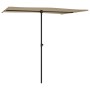 Garden umbrella with taupe gray aluminum pole 2x1.5 m by vidaXL, Umbrellas - Ref: Foro24-47339, Price: 44,15 €, Discount: %