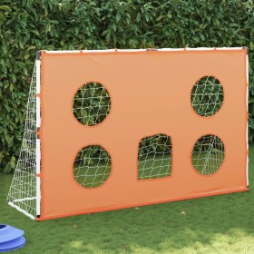 Soccer goal with aiming cloth and ball 182x62x118 cm by vidaXL, soccer goals - Ref: Foro24-4008439, Price: 45,87 €, Discount: %