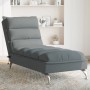 Massage divan sofa with dark gray fabric cushions by vidaXL, Daybeds - Ref: Foro24-379476, Price: 168,93 €, Discount: %