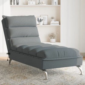 Massage divan sofa with dark gray fabric cushions by vidaXL, Daybeds - Ref: Foro24-379476, Price: 169,12 €, Discount: %