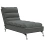 Massage divan sofa with dark gray fabric cushions by vidaXL, Daybeds - Ref: Foro24-379476, Price: 168,93 €, Discount: %