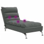 Massage divan sofa with dark gray fabric cushions by vidaXL, Daybeds - Ref: Foro24-379476, Price: 168,93 €, Discount: %