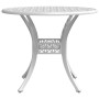 Mesa de jardín aluminio fundido blanco Ø90x75 cm de vidaXL, Mesas de jardín - Ref: Foro24-4002809, Precio: 213,24 €, Descuent...