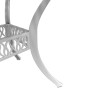 White cast aluminum garden table Ø90x75 cm by vidaXL, Garden tables - Ref: Foro24-4002809, Price: 213,24 €, Discount: %