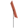 Garden umbrella with terracotta aluminum pole 2x1.5 m by vidaXL, Umbrellas - Ref: Foro24-47341, Price: 44,15 €, Discount: %