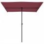 Garden umbrella with red burgundy aluminum pole 2x1.5 m by vidaXL, Umbrellas - Ref: Foro24-47340, Price: 48,09 €, Discount: %