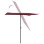 Garden umbrella with red burgundy aluminum pole 2x1.5 m by vidaXL, Umbrellas - Ref: Foro24-47340, Price: 48,09 €, Discount: %