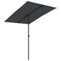 Garden umbrella with black aluminum pole 2x1.5 m by vidaXL, Umbrellas - Ref: Foro24-47342, Price: 44,15 €, Discount: %