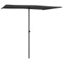 Garden umbrella with black aluminum pole 2x1.5 m by vidaXL, Umbrellas - Ref: Foro24-47342, Price: 44,15 €, Discount: %