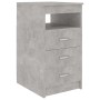 Concrete gray plywood chest of drawers 40x50x76 cm by vidaXL, Lockers and storage cabinets - Ref: Foro24-801809, Price: 64,03...