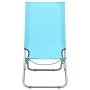 Folding beach chairs 2 units turquoise fabric by vidaXL, Garden chairs - Ref: Foro24-310380, Price: 69,70 €, Discount: %