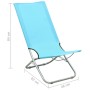 Folding beach chairs 2 units turquoise fabric by vidaXL, Garden chairs - Ref: Foro24-310380, Price: 69,70 €, Discount: %