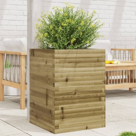 Jardinera madera de pino impregnada 50x50x68,5 cm de vidaXL, Maceteros y jardineras - Ref: Foro24-3282468, Precio: 156,48 €, ...